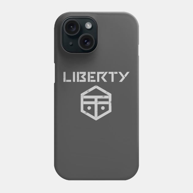 Liberty: Atrian Symbol - Gray Phone Case by Liberty Endures