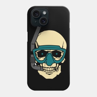 skull snorkel Phone Case