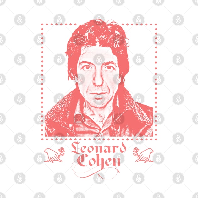 Leonard Cohen /// Retro Fan Artwork by DankFutura