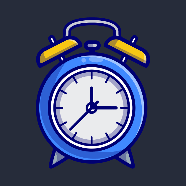 Alarm Clock Cartoon Illustration by Catalyst Labs