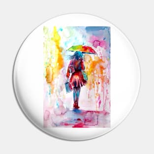 Colorful rainy day III Pin