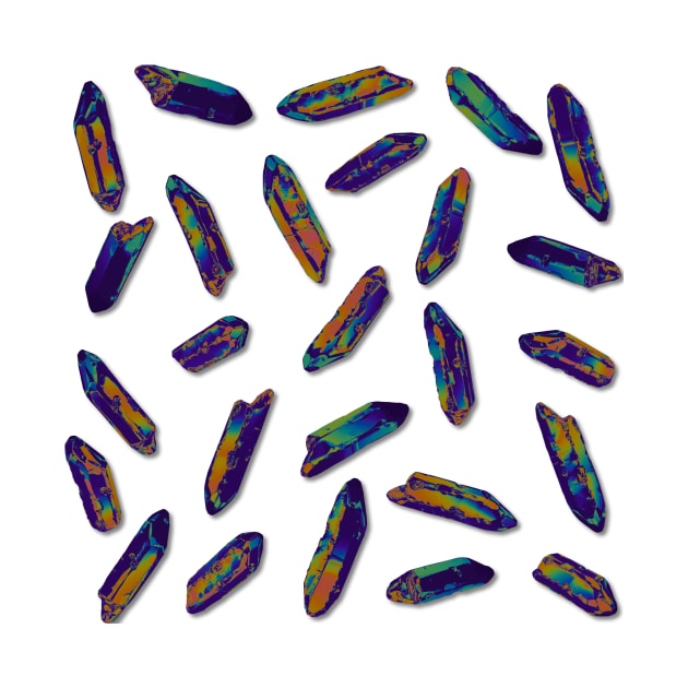 Dark iridescent crystals by dinaaaaaah