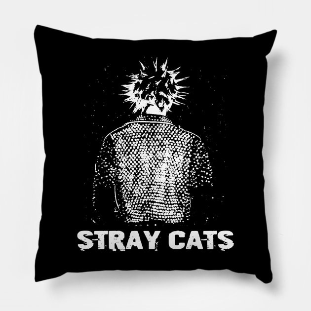 stray cats Pillow by sumurbatu
