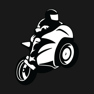 Super Sport Bike Motorcycle Rider T-Shirt