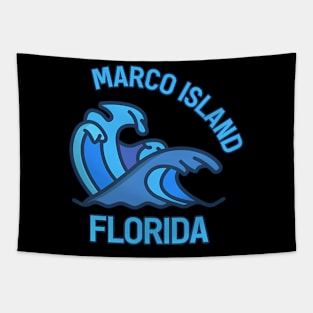 Marco Island Florida Pocket Wave Tapestry