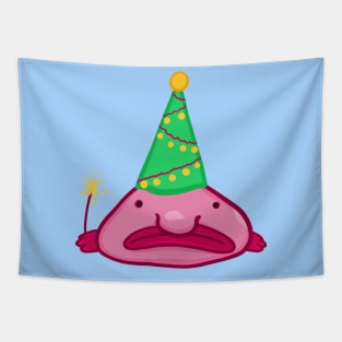 Blobfish party ready Tapestry