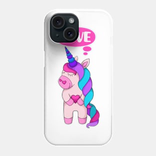 Love unicorn Phone Case