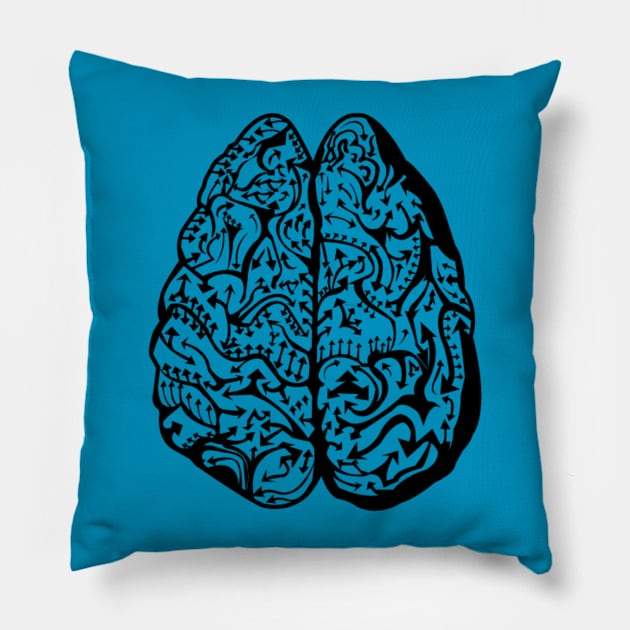 Thought Racer Pillow by GroundedEarth92