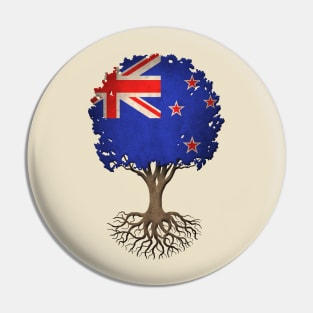 Tree of Life with New Zealand Flag Pin