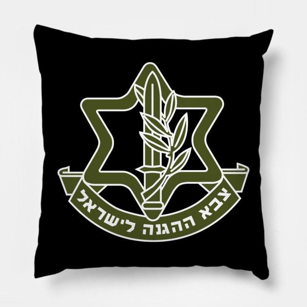 Israeli Defense Force Insignia - IDF Pillow by EphemeraKiosk