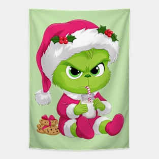 Xmas Grinch Tapestry