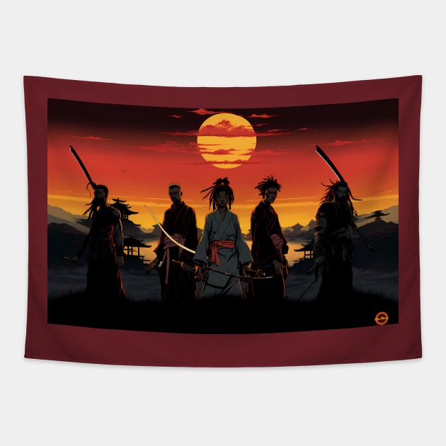 The Chiba Connection Variant Tapestry by Afro-Manga