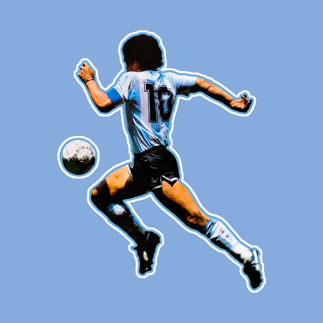 Maradona Running by ninoladesign