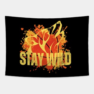 Stay wild Tapestry