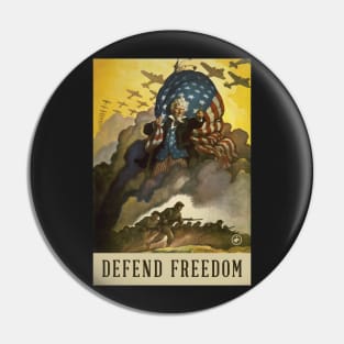 Defend Freedom Pin