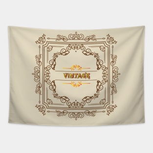 Vintage Retro Design Tapestry