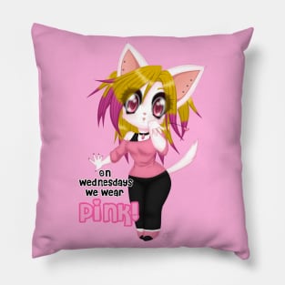 On Wednesdays We Wear PINK! Pillow