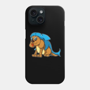 Cute Dog In Shark Costume Funny Kids Phone Case