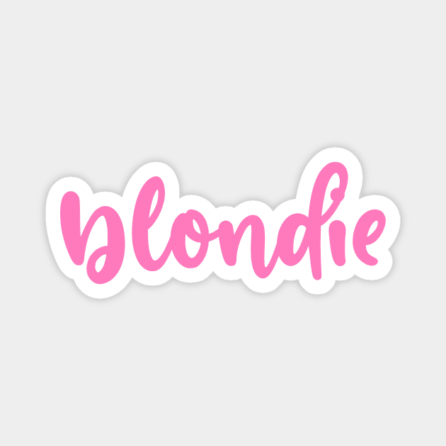 blondie Magnet by 3rd Gilmore Girl