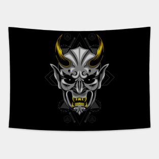 mecha mask Tapestry