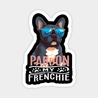 Pardon My Frenchie French Bulldog for Men Women Dog Lovers Magnet