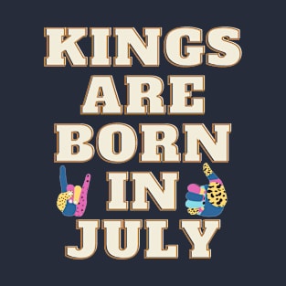 Kings are born in July T-Shirt