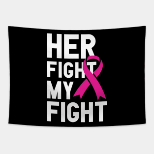 Her fight My fight, Breast Cancer Awareness Tapestry