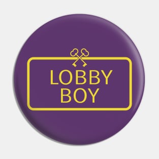 Lobby Boy Pin