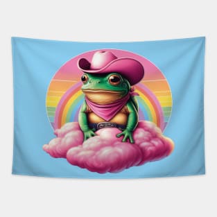 Yeehaw Lil Froggy Tapestry