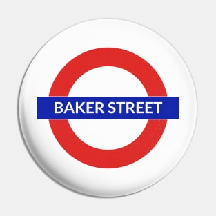 Baker Street  -- Faded Style Aesthetic Pin