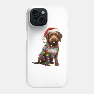 Christmas Wirehaired Pointing Griffon Phone Case