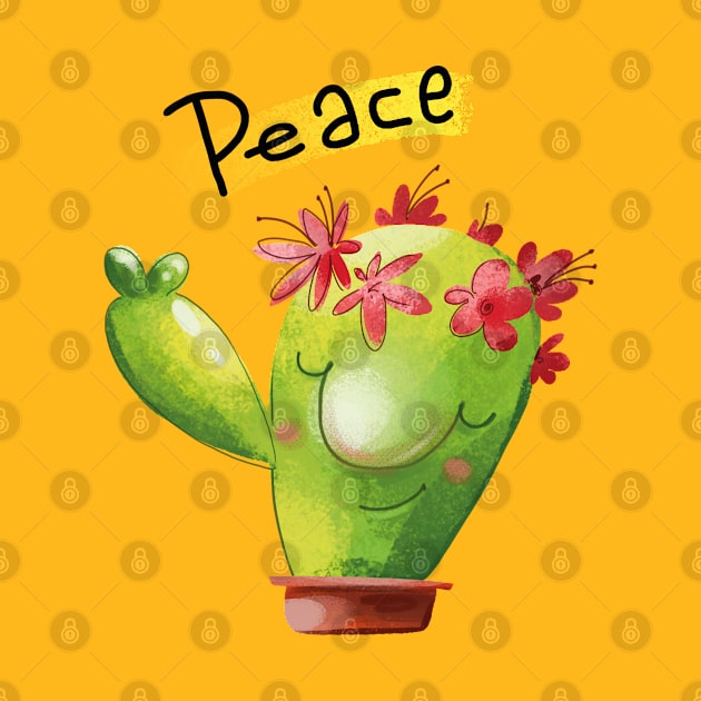 Peace cactus by KMLdesign