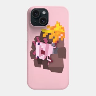 Axolotl Cubed Phone Case