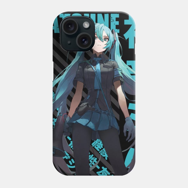 Vocaloid - Hatsune Miku #01 Phone Case by Recup-Tout