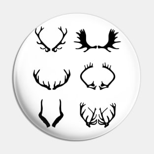 Deer Moose Elk Caribou Impala Reindeer Antler Pin