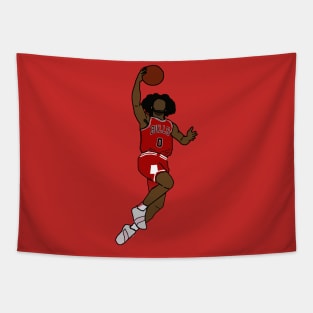 Coby White Chicago Bulls Tapestry