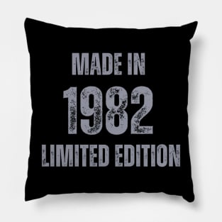 Vintage Made in 1982, Limited Edition  , Gift for Mom Dad Birthday Pillow