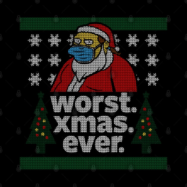 Worst Christmas Ever Funny Ugly Christmas Sweater by BoggsNicolas