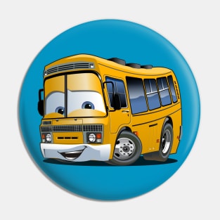 Cartoon bus Pin