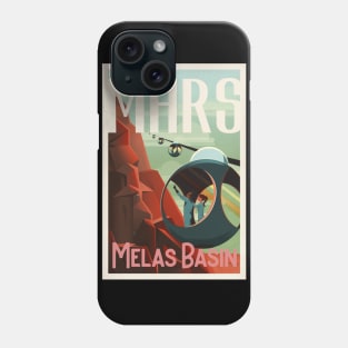 Mars Melas Basin Phone Case