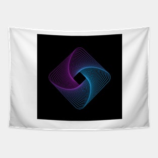 Beautiful geometric figure futuristic Tapestry