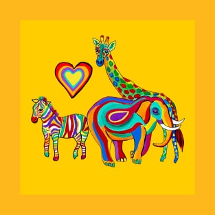 Rainbow Savanna (yellow) T-Shirt