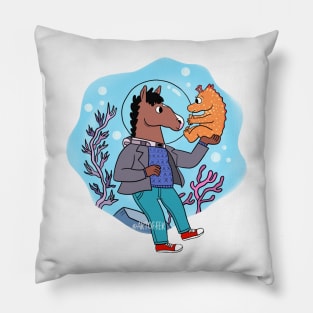 Horsin BoJack Pillow