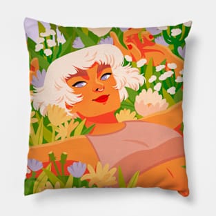 Flowerbed Pillow