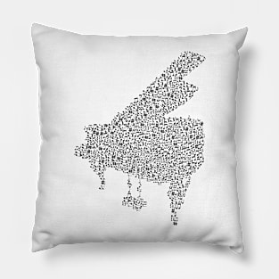 Musical note Piano Pillow