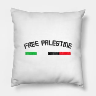 Free Palestine // Retro Style Design Pillow