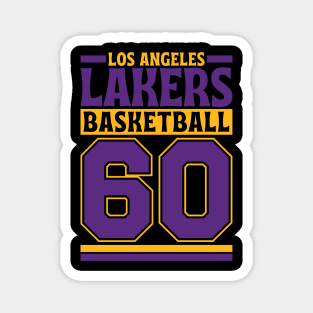 Los Angeles Lakers 1960 Basketball Limited Edition Magnet