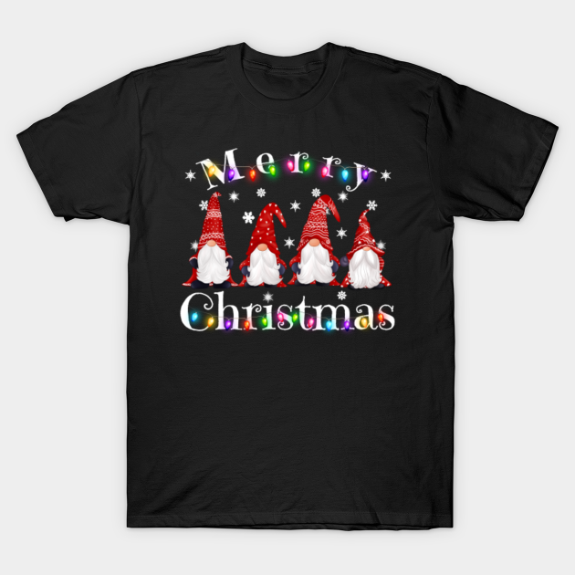 Disover Gnome Christmas Pajamas - Garden Gnome Merry Christmas - Gnome Christmas - T-Shirt