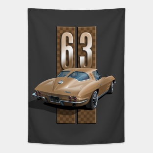 63 corvette Tapestry