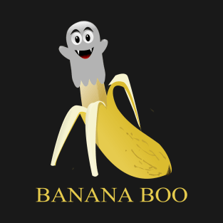 Banana Boo Halloween Witch Party Costume Gift T-Shirt